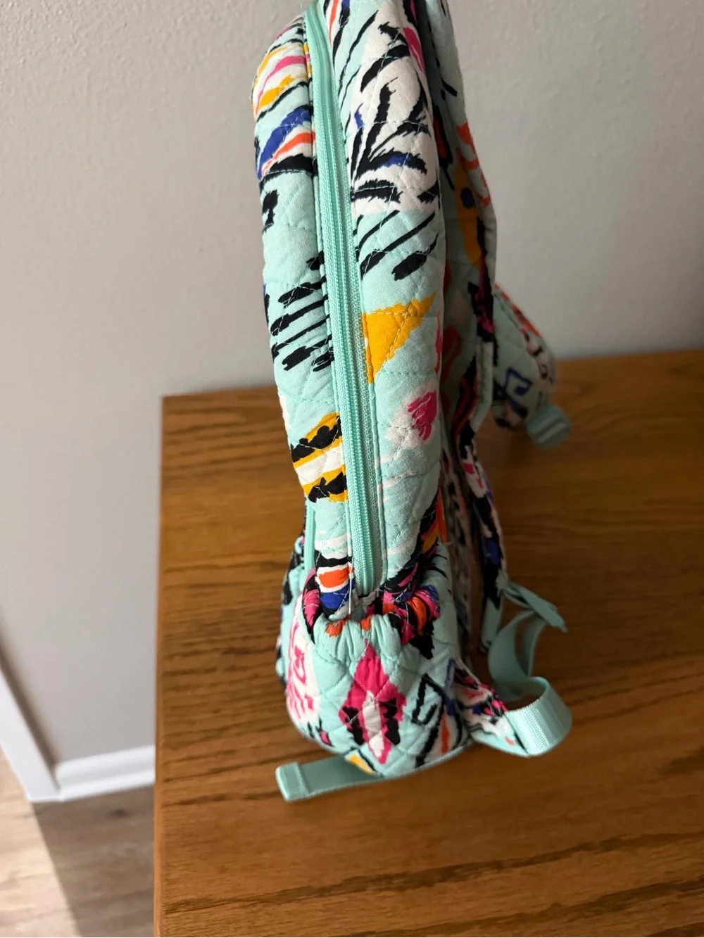 Vera Bradley Mint Southwest Quilted Backpack
